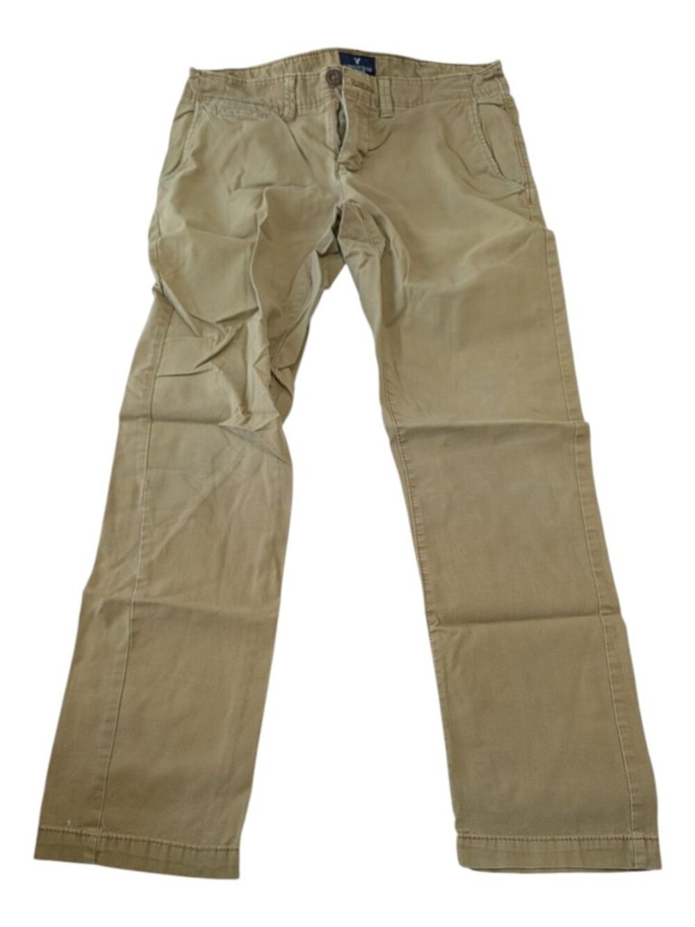 American Eagle Adult Mens 30x32 Tan Khaki Chino Pants